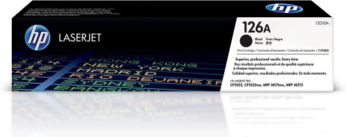 خرطوشة مسحوق الحبر الأسود HP 126A لطابعات Laser Jet الأصلية [ Ce313a ],