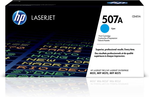HP 507A Cyan Original LaserJet Toner Cartridge